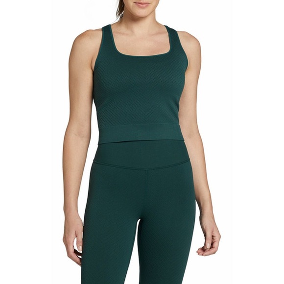 DSG Tops - DSG Forest Green Ribbed Tank